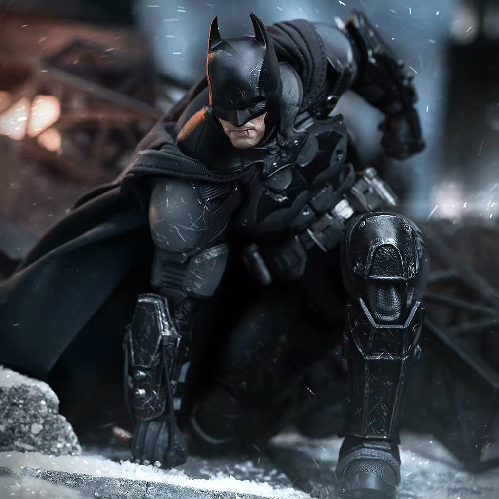 【Pre-Order】 INART Action 1/12 Batman: Arkham Origins Battle-Damaged Batman Figure