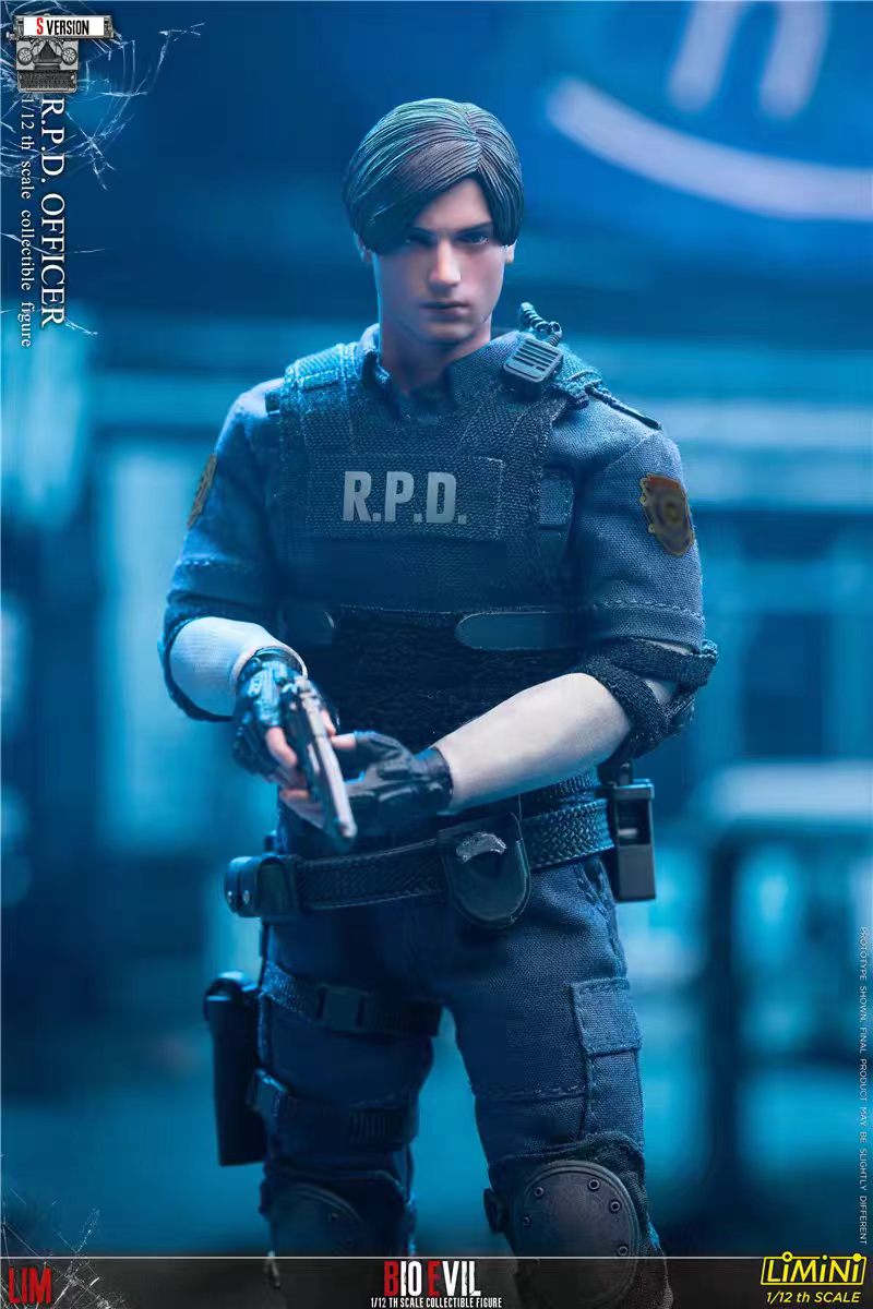 【Pre-Order】LiMiNi 1/12 RPD Officer Leon from Resident Evil Deluxe Edition Articulated Figure