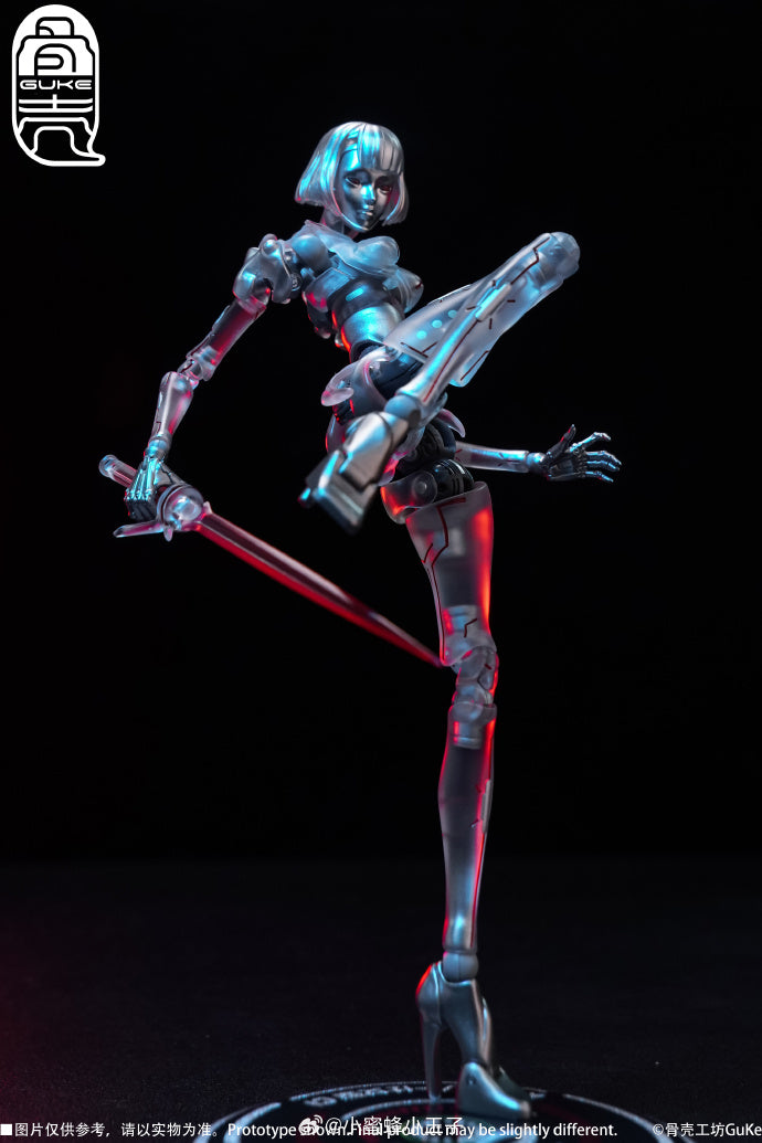 【In Stock】 Bone Shell Workshop 1/12 Articulated Figure: AI Agent C1S "Scarlet Blade" ❖