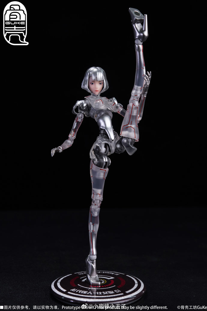 【In Stock】 Bone Shell Workshop 1/12 Articulated Figure: AI Agent C1S "Scarlet Blade" ❖