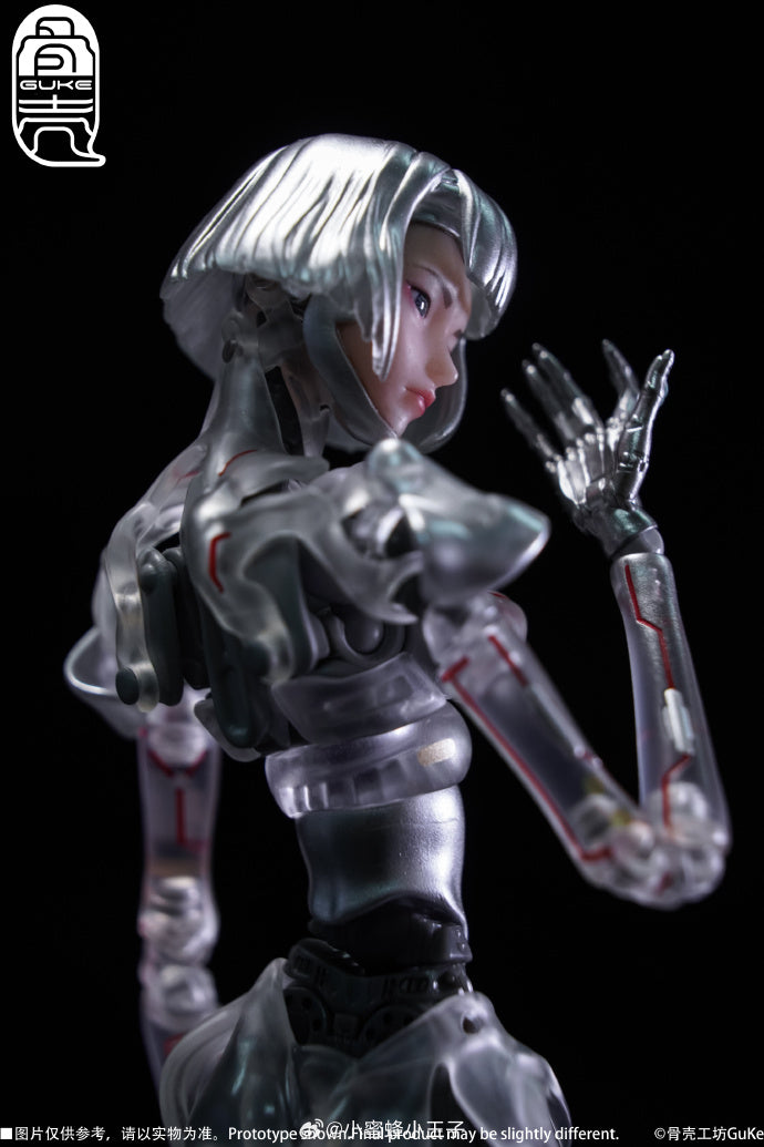 【In Stock】 Bone Shell Workshop 1/12 Articulated Figure: AI Agent C1S "Scarlet Blade" ❖