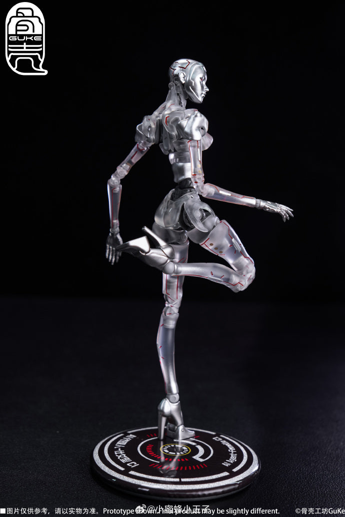 【In Stock】 Bone Shell Workshop 1/12 Articulated Figure: AI Agent C1S "Scarlet Blade" ❖