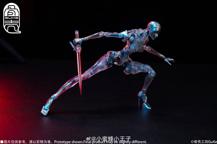 【In Stock】 Bone Shell Workshop 1/12 Articulated Figure: AI Agent C1S "Scarlet Blade" ❖