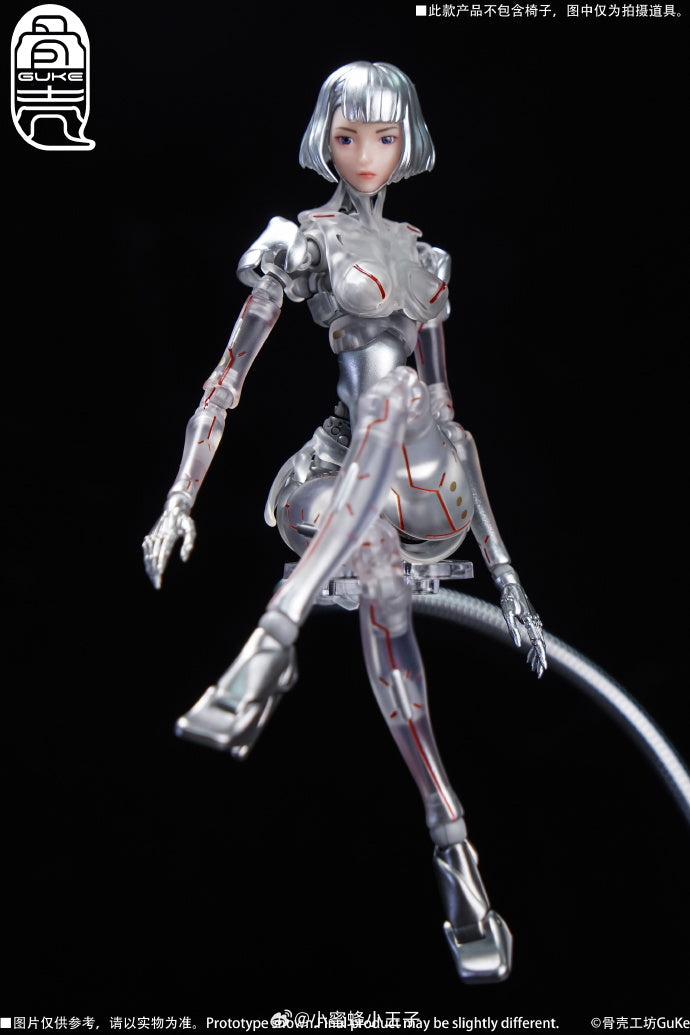 【In Stock】 Bone Shell Workshop 1/12 Articulated Figure: AI Agent C1S "Scarlet Blade" ❖