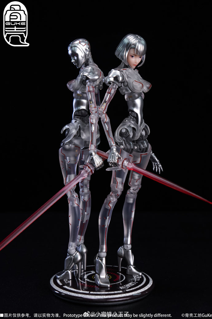 【In Stock】 Bone Shell Workshop 1/12 Articulated Figure: AI Agent C1S "Scarlet Blade" ❖