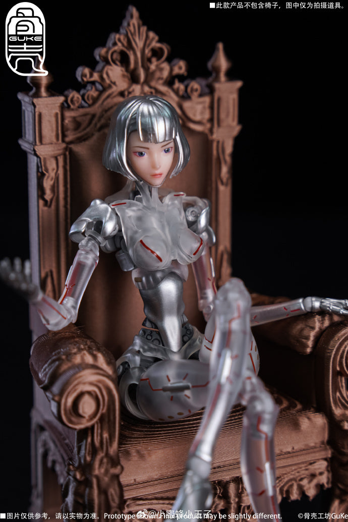 【In Stock】 Bone Shell Workshop 1/12 Articulated Figure: AI Agent C1S "Scarlet Blade" ❖