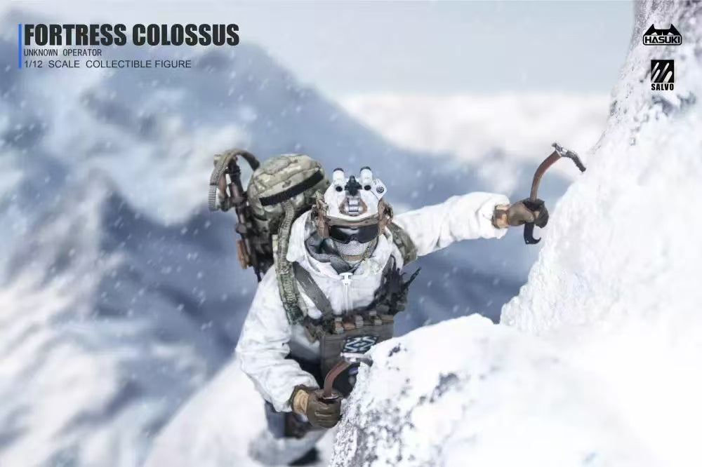 [In Stock] HASUKI 1/12 Black Ops Camouflage Articulated Action Figure Special Forces