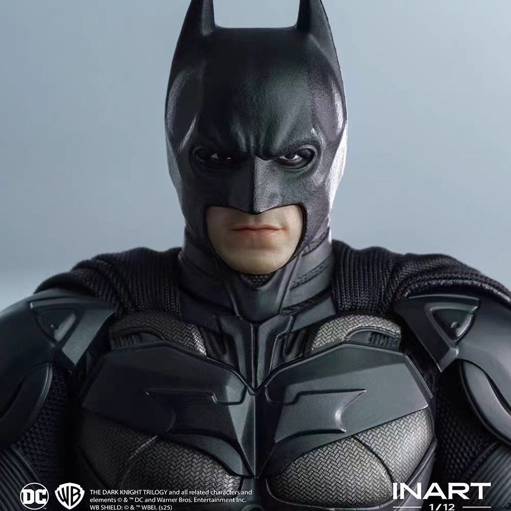 【In Stock】INART Batman: The Dark Knight Rises - Bale Batman 1/12 Scale Action Figure Deluxe Edition