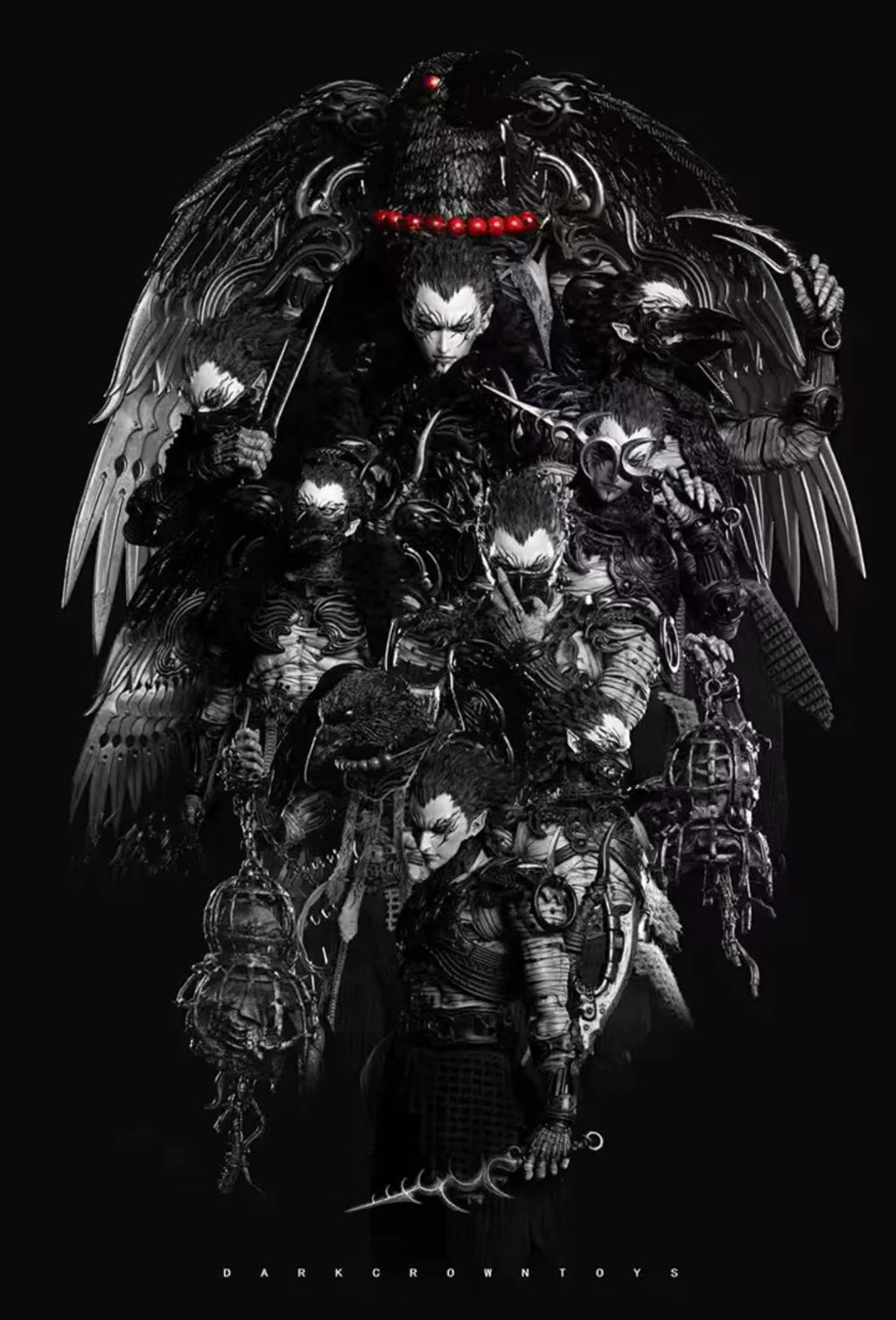 【Pre-Order】DARKCROWNTOYS Burning Soul Series "Death Feather" 1/12 (6 inch) Articulated Collectible Figure