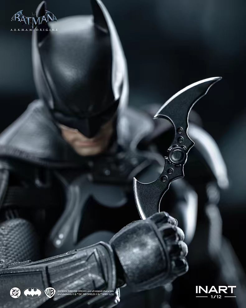 [In Stock] INART Batman: Arkham Origins Batman 1/12 Scale Action Figure&nbsp;