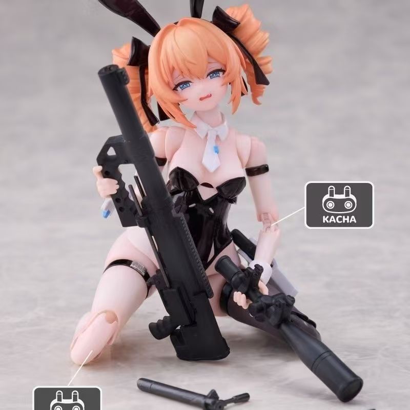 【 Instock items 】 Trailing 1/12 Rabbit Rapid Response Team Sniper Leonie Mobile Doll Toy