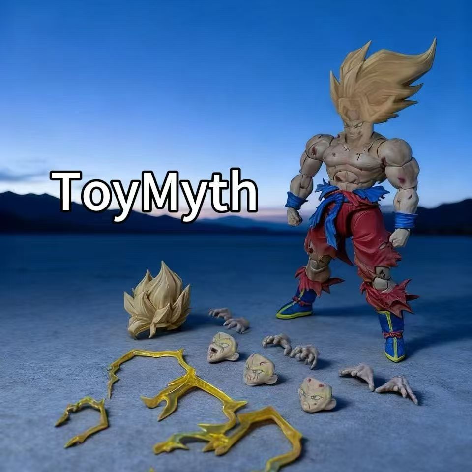 [Pre sale]N&amp;T Dragon Ball Shf Super Series Weekly Color Goku Battle Damage 3.0 Elemental Mobile