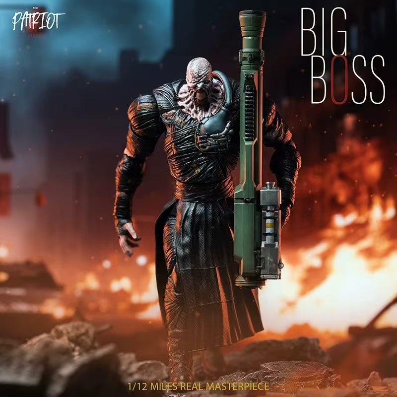 【In Stock】Patriot Studio Biohazard Chaser/BIG BOSS Action Figure