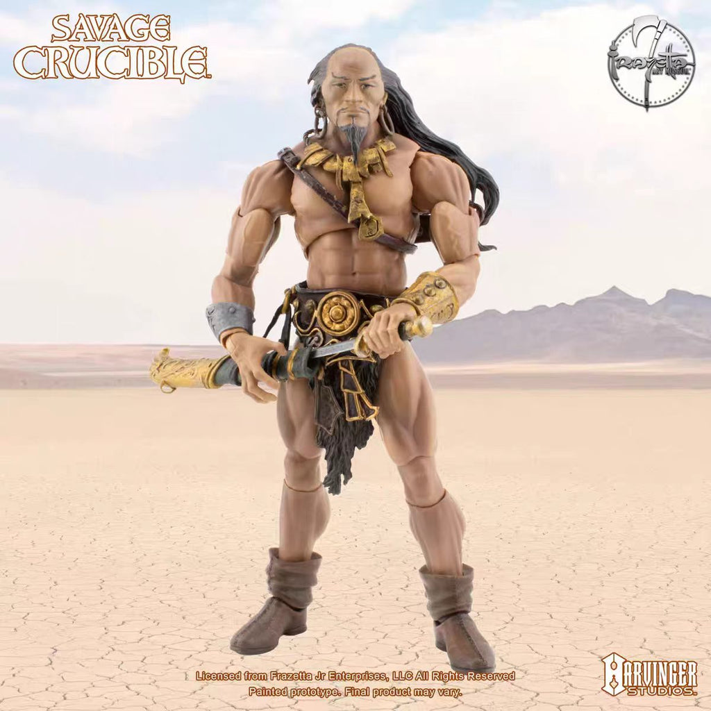 【Pre-Order】Harvinger Studios Savage Forge 4-Wave Khan Snake Man 7-inch Articulated Figure