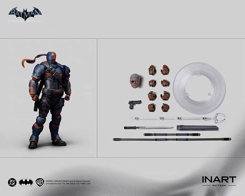 【Pre-Order】INART Action - Batman: Arkham Origins - Deathstroke Articulated Figure