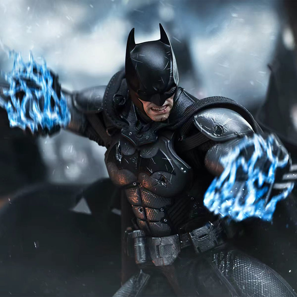 【Pre-Order】 INART Action 1/12 Batman: Arkham Origins Battle-Damaged Batman Figure