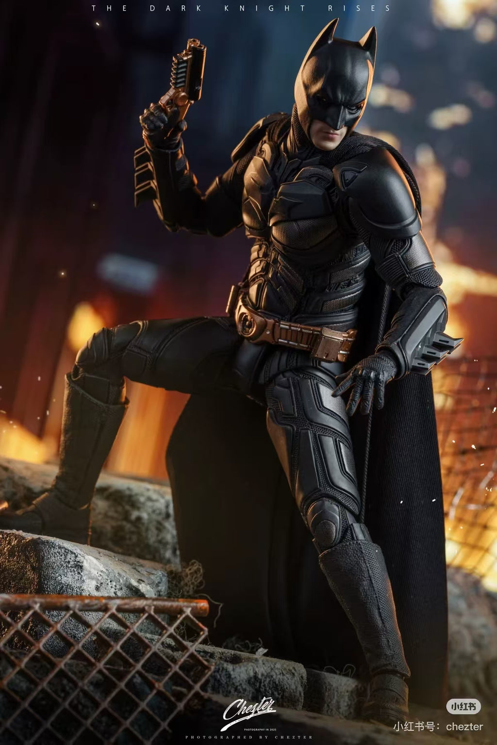 【In Stock】INART Batman: The Dark Knight Rises - Bale Batman 1/12 Scale Action Figure Deluxe Edition