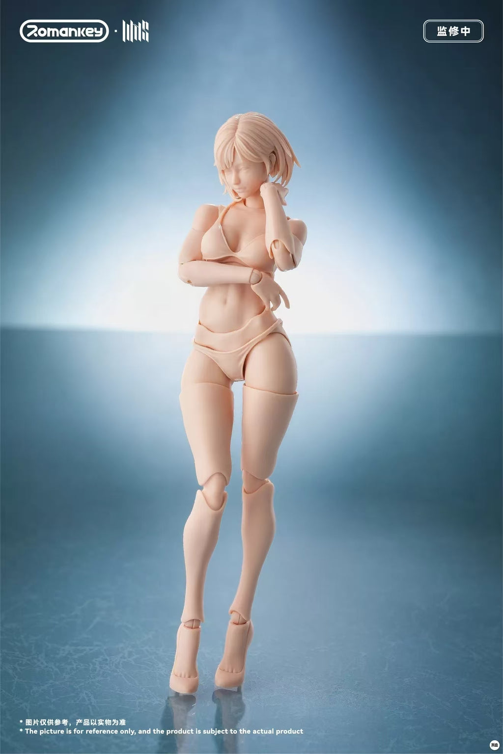 【Pre-Order】Romankey UMS004 1/12 Super Articulated Female Body Mia (Unpainted)