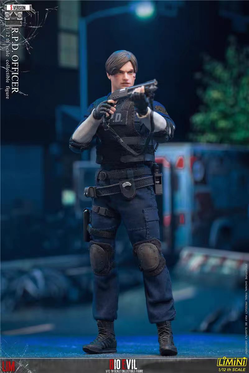 【Pre-Order】LiMiNi 1/12 RPD Officer Leon from Resident Evil Deluxe Edition Articulated Figure