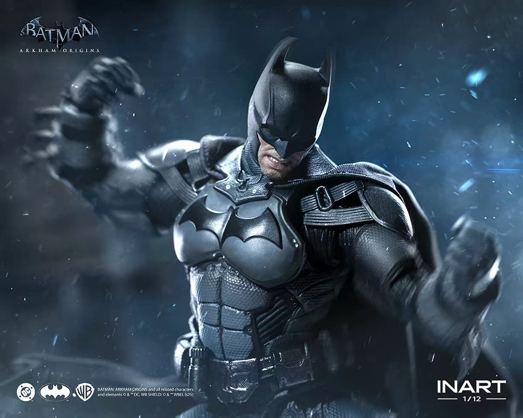 [In Stock] INART Batman: Arkham Origins Batman 1/12 Scale Action Figure&nbsp;