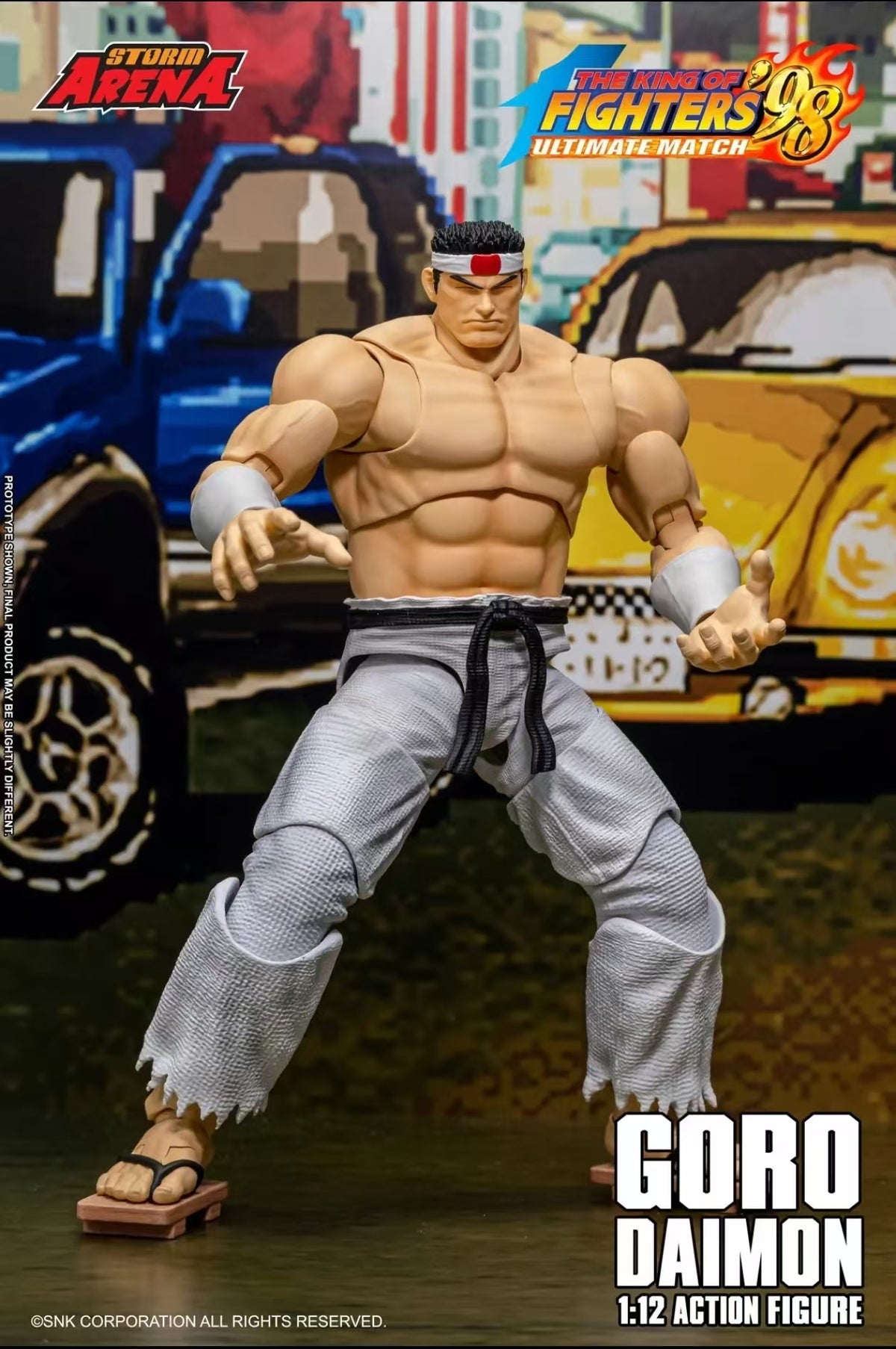 [In Stock] STORM 1/12 KOF '98 Ultimate Match Goro Daimon Figure, Action Figure