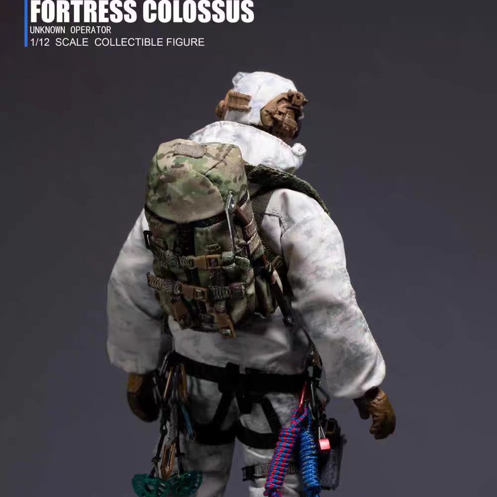 [In Stock] HASUKI 1/12 Black Ops Camouflage Articulated Action Figure Special Forces