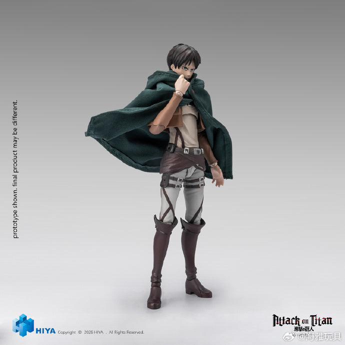 【Pre-Order】Hiya Toys EXQUISITE BASIC Series: Attack on Titan - Eren Yeager 1/12 Scale Articulated Figure