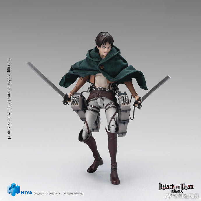 【Pre-Order】Hiya Toys EXQUISITE BASIC Series: Attack on Titan - Eren Yeager 1/12 Scale Articulated Figure