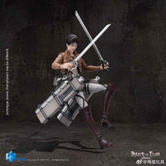 【Pre-Order】Hiya Toys EXQUISITE BASIC Series: Attack on Titan - Eren Yeager 1/12 Scale Articulated Figure