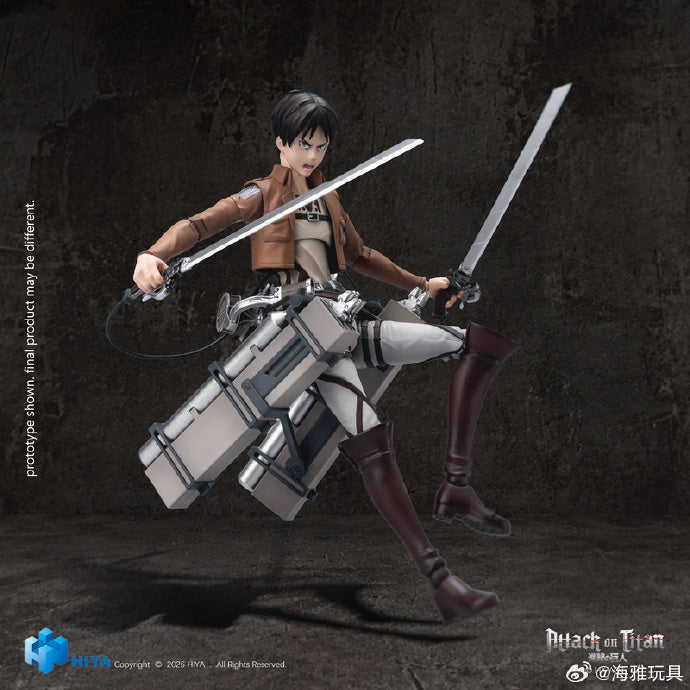 【Pre-Order】Hiya Toys EXQUISITE BASIC Series: Attack on Titan - Eren Yeager 1/12 Scale Articulated Figure