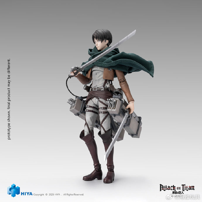 【Pre-Order】Hiya Toys EXQUISITE BASIC Series: Attack on Titan - Levi Ackerman 1/12 Scale Articulated Figure