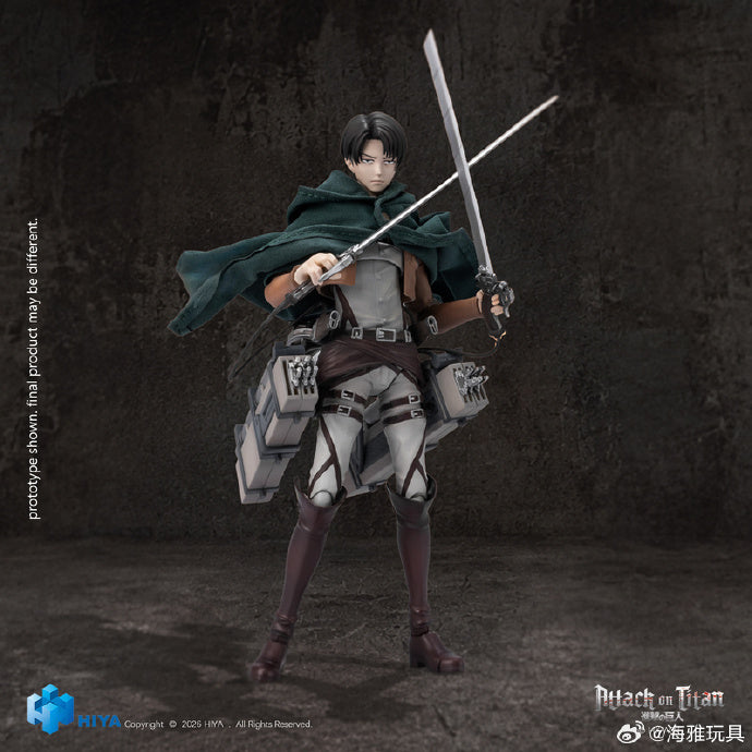 【Pre-Order】Hiya Toys EXQUISITE BASIC Series: Attack on Titan - Levi Ackerman 1/12 Scale Articulated Figure