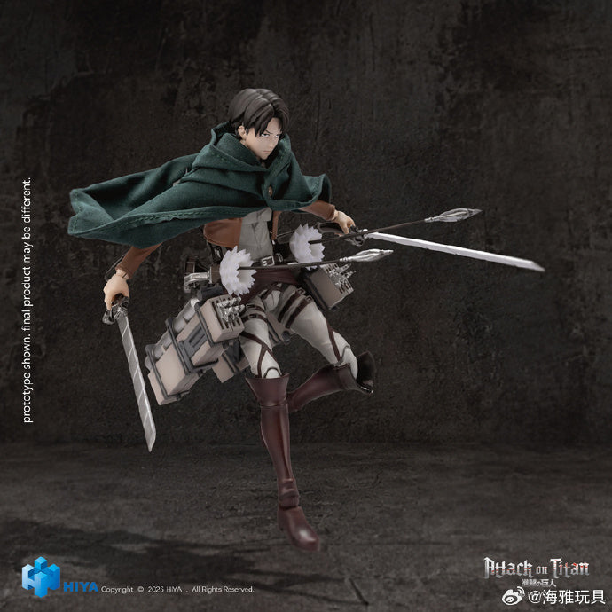 【Pre-Order】Hiya Toys EXQUISITE BASIC Series: Attack on Titan - Levi Ackerman 1/12 Scale Articulated Figure