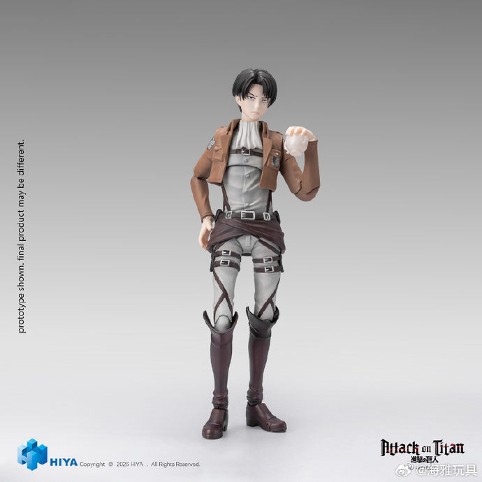 【Pre-Order】Hiya Toys EXQUISITE BASIC Series: Attack on Titan - Levi Ackerman 1/12 Scale Articulated Figure