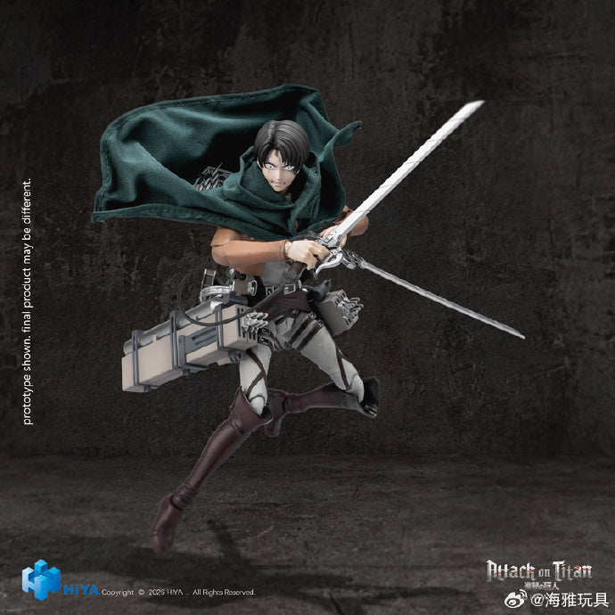 【Pre-Order】Hiya Toys EXQUISITE BASIC Series: Attack on Titan - Levi Ackerman 1/12 Scale Articulated Figure