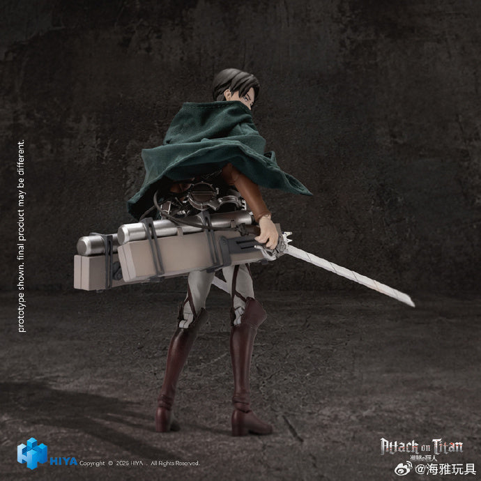 【Pre-Order】Hiya Toys EXQUISITE BASIC Series: Attack on Titan - Levi Ackerman 1/12 Scale Articulated Figure