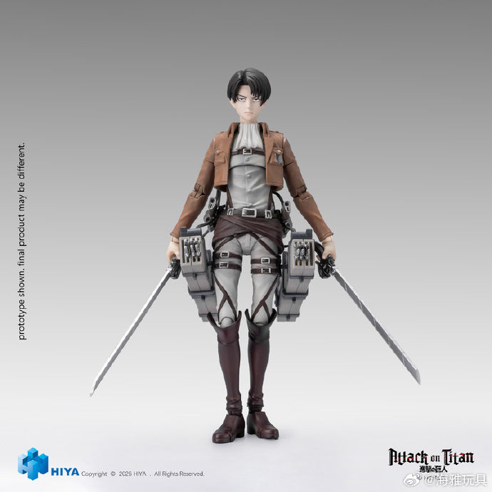 【Pre-Order】Hiya Toys EXQUISITE BASIC Series: Attack on Titan - Levi Ackerman 1/12 Scale Articulated Figure