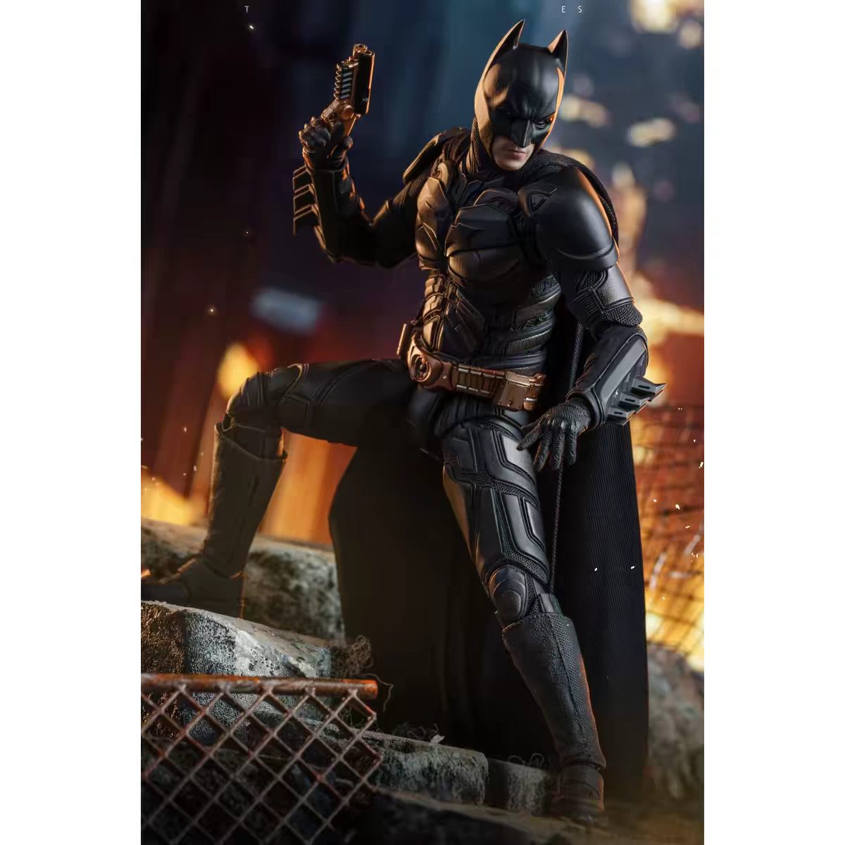 【In Stock】INART Batman: The Dark Knight Rises - Bale Batman 1/12 Scale Action Figure Deluxe Edition