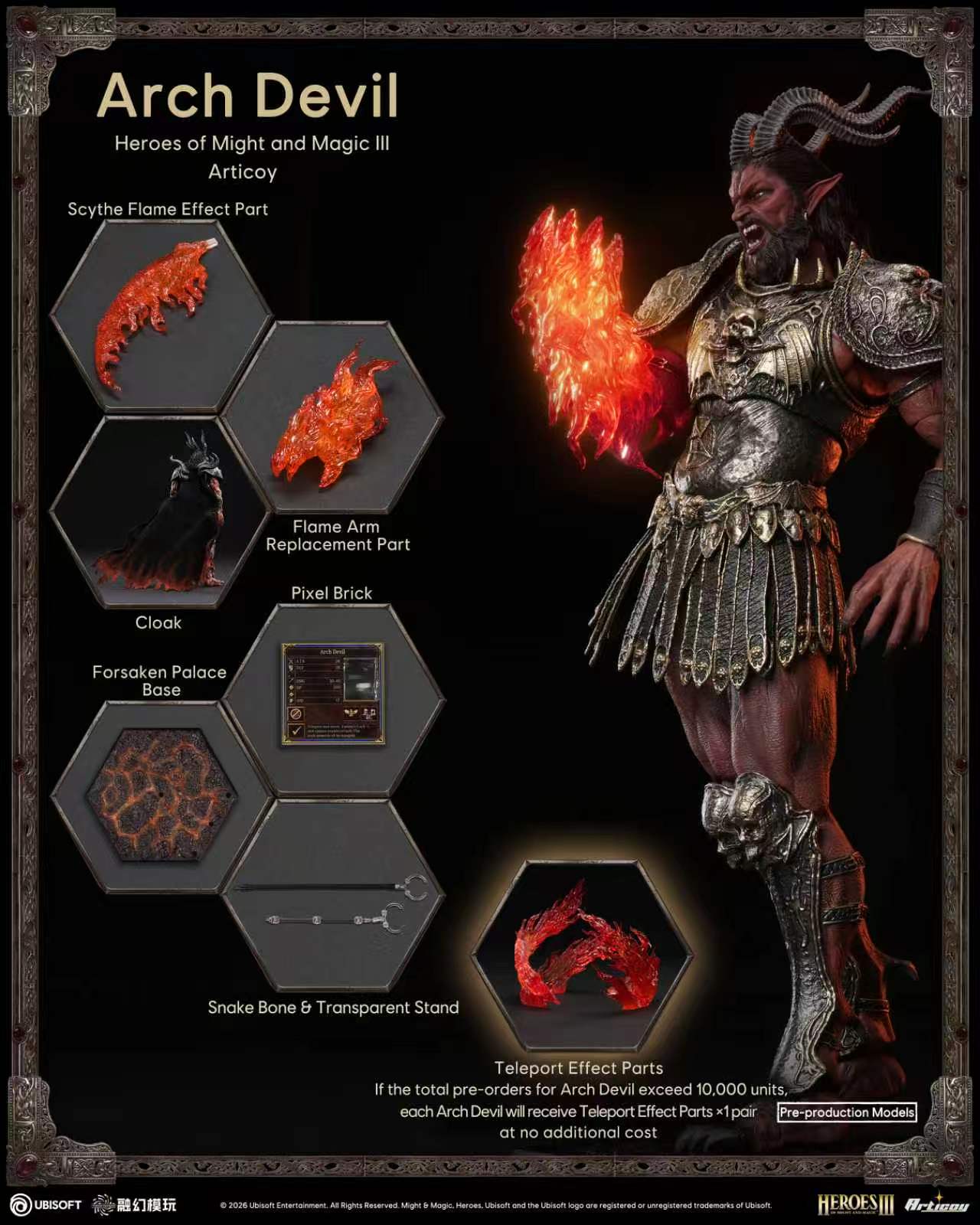 【Pre-Order】Fusion Model Toys 1/12 Scale Classic Game Heroes of Might and Magic III Arch Devil
