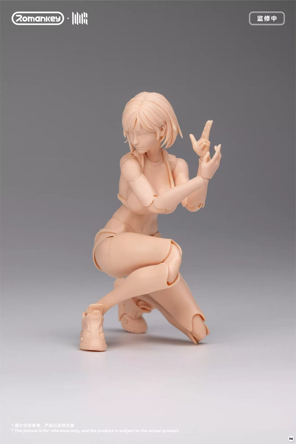 【Pre-Order】Romankey UMS004 1/12 Super Articulated Female Body Mia (Unpainted)