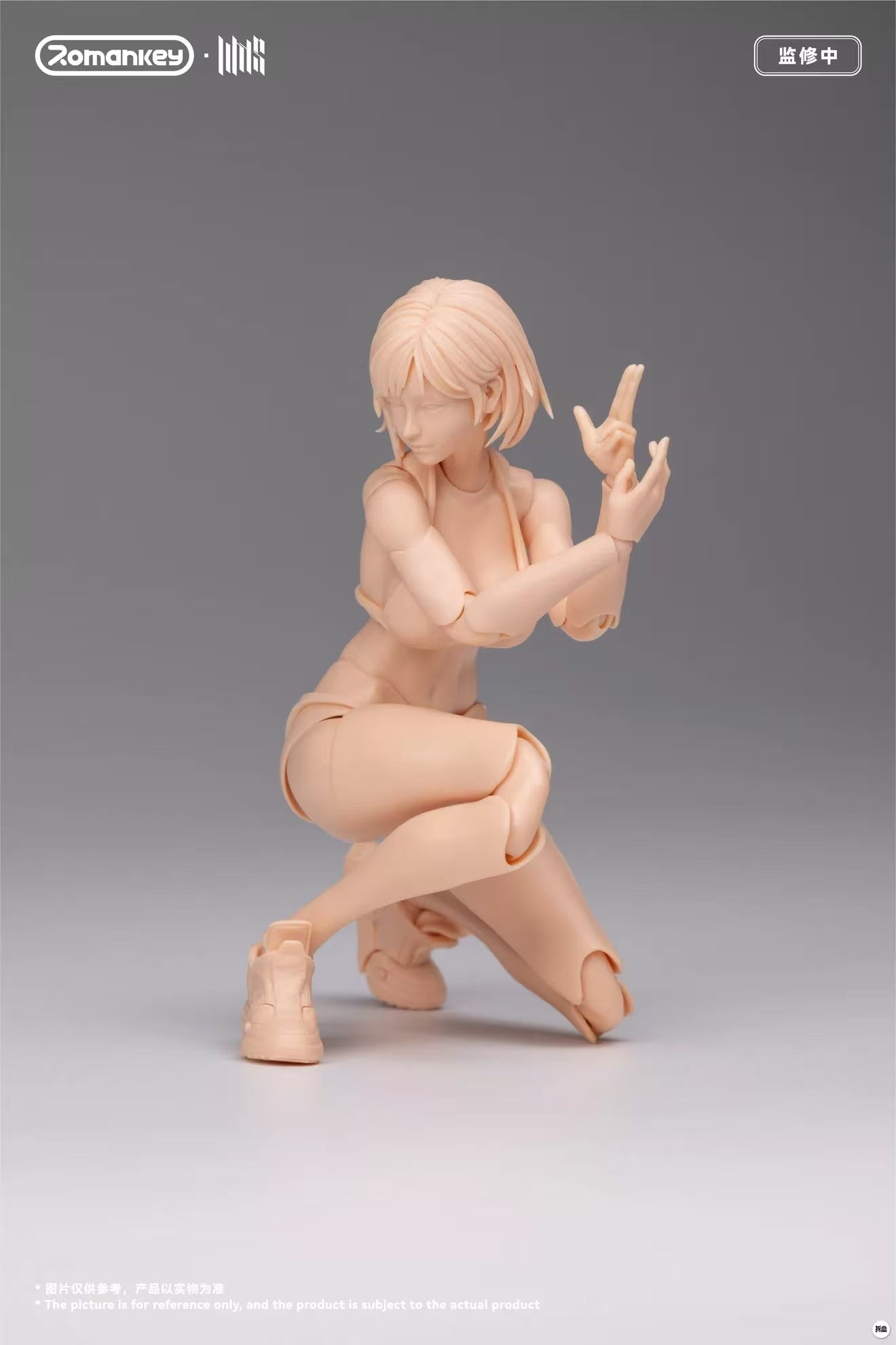 【Pre-Order】Romankey UMS004 1/12 Super Articulated Female Body Mia (Unpainted)