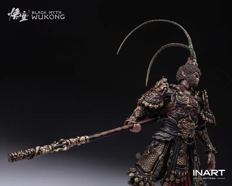 【Pre-Order】INART Action Black Myth: Wukong Great Sage Golden Armor Set 1/12 Scale Articulated Figure