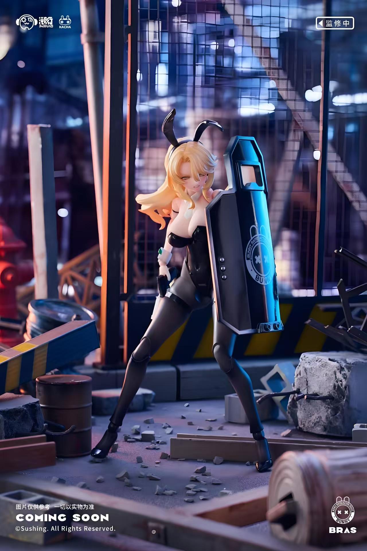 【  Pre sale 】 Hanging Rabbit Rapid Response Team Shield Hand Elena Finished Mobile Phone