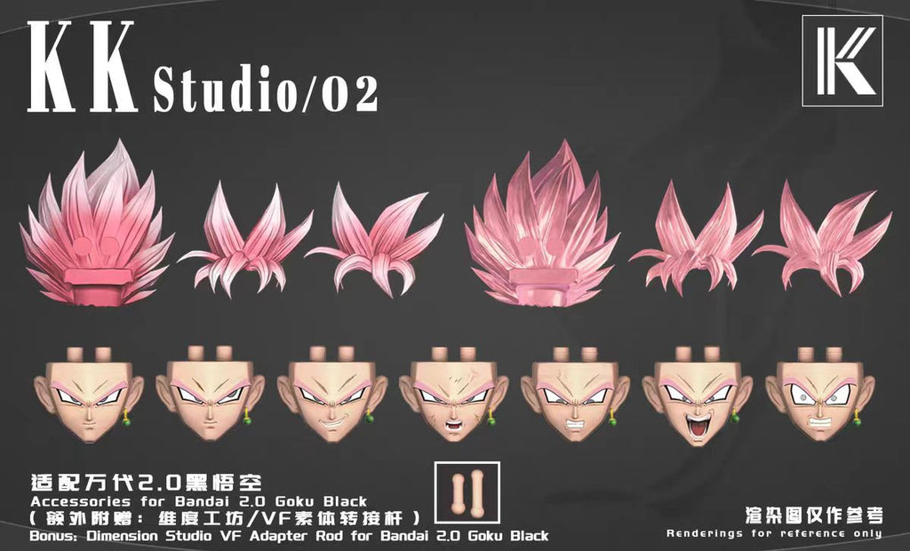【Pre-Order】KK Studio Black Wukong Accessory Pack (Compatible with Bandai, VF, and Dimension Workshop)