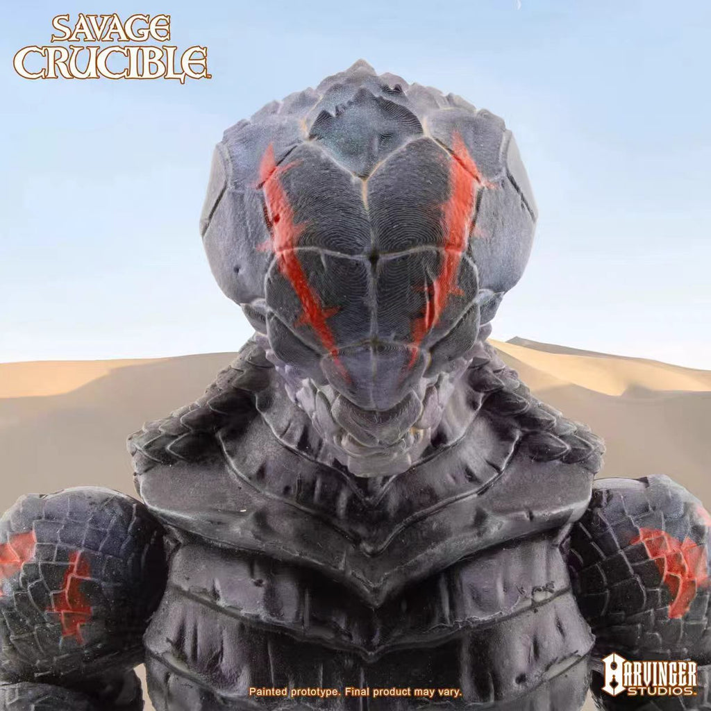 【Pre-Order】Harvinger Studios Savage Forge 4-Wave Khan Snake Man 7-inch Articulated Figure
