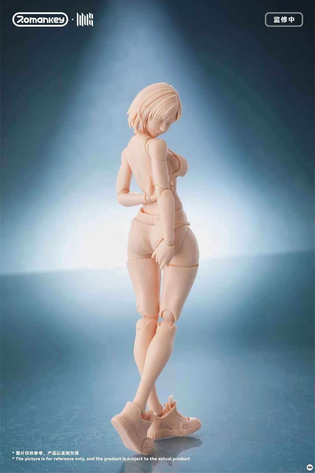 【Pre-Order】Romankey UMS004 1/12 Super Articulated Female Body Mia (Unpainted)