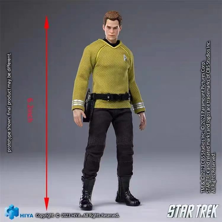 [In Stock] HIYA ESS0265 Super Detailed Series 1/12 Star Trek Kirk Action Figure
