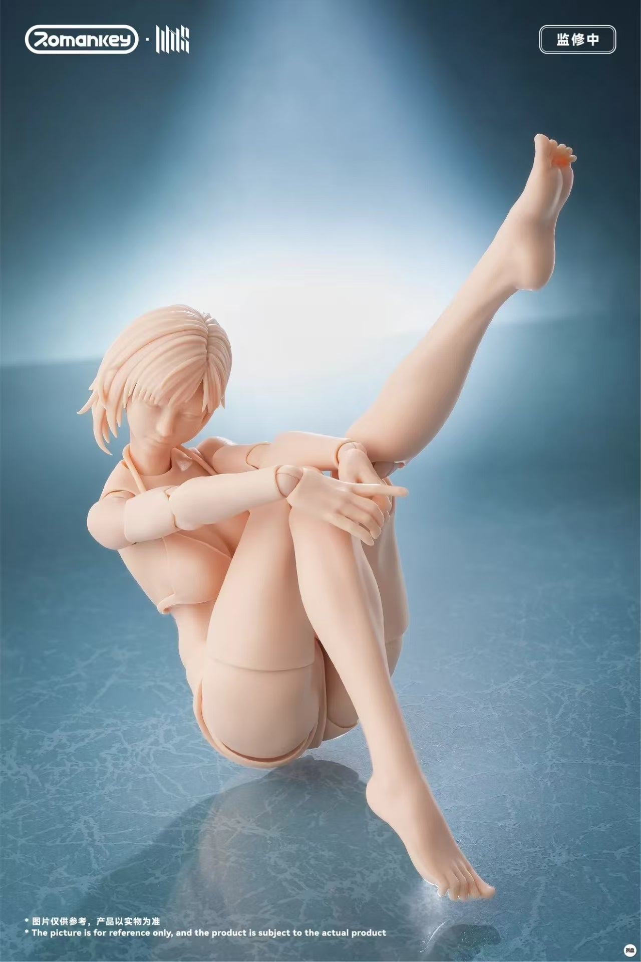 【Pre-Order】Romankey UMS004 1/12 Super Articulated Female Body Mia (Unpainted)
