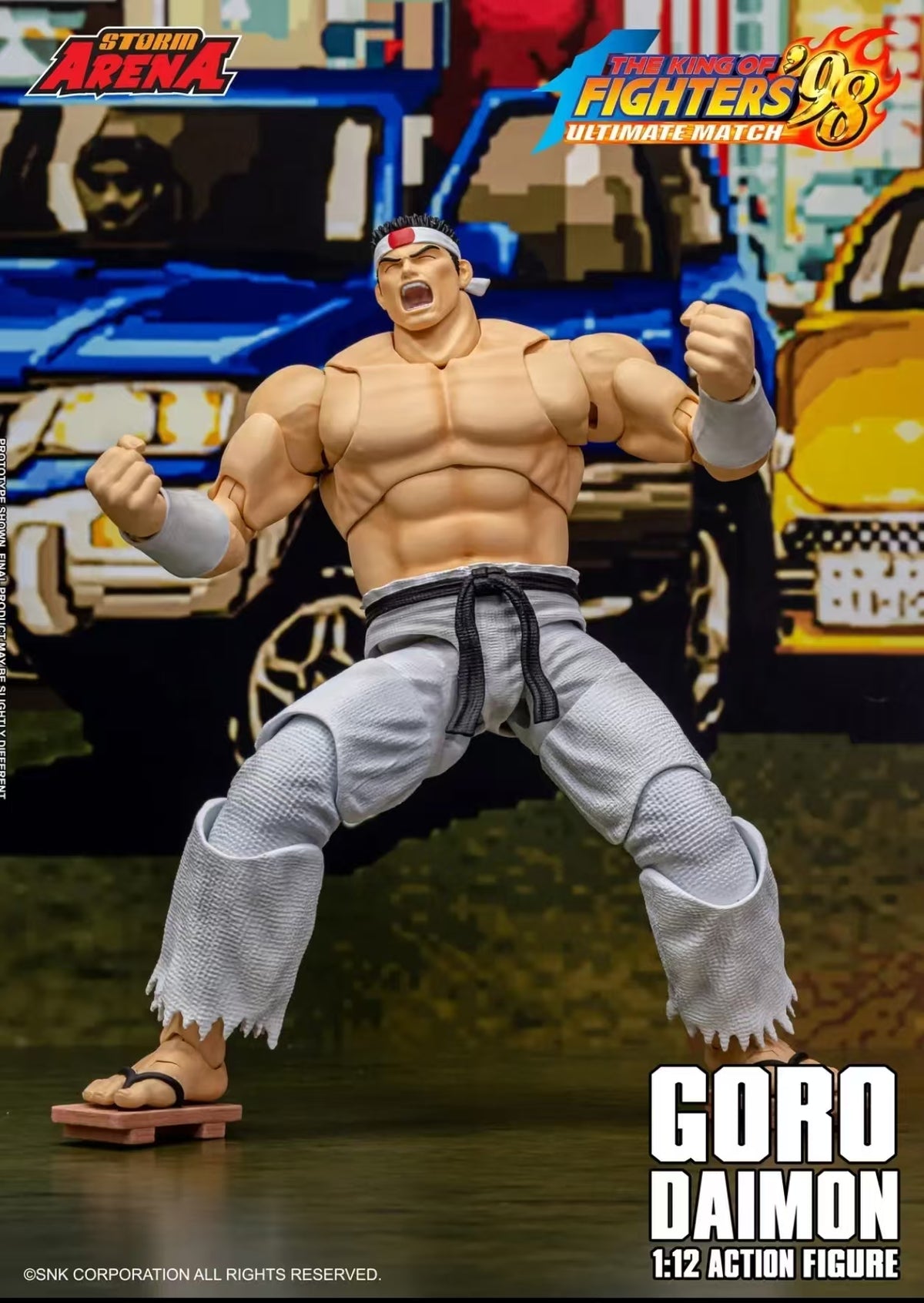 [In Stock] STORM 1/12 KOF '98 Ultimate Match Goro Daimon Figure, Action Figure