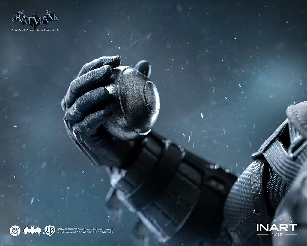 [In Stock] INART Batman: Arkham Origins Batman 1/12 Scale Action Figure&nbsp;